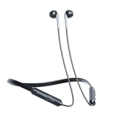 Porodo Blue ENC Neckband Apple Buds Earphones - Black